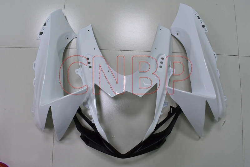 Набор обтекателей 750 2011- K11 черный, белый цвет Abs обтекатель GSX R 750 13 14 детали корпуса для Suzuki GSXR600 2012 без краски