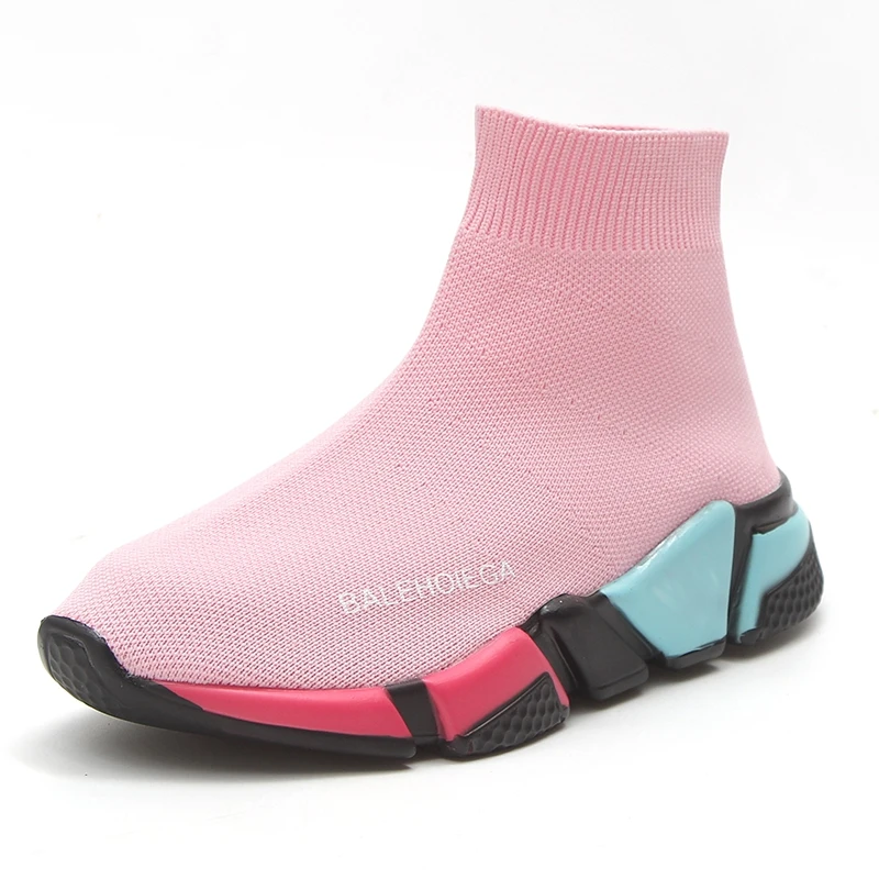 Новые модные туфли 2018 Лето ComfortLightweight Эластичные носки обувь моды свежий и