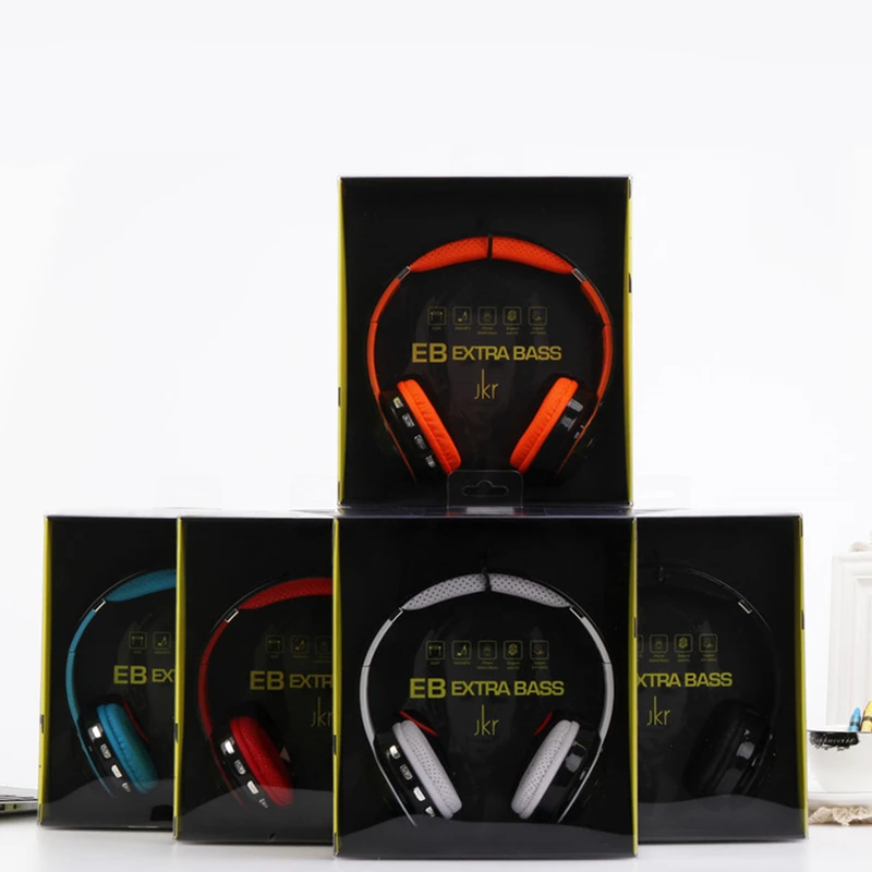 JKR 208B Беспроводные Bluetooth складные наушники стерео Музыкальная гарнитура с