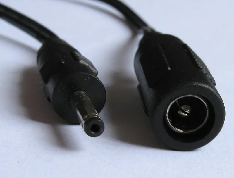 2 шт. прямой Удлинитель для кабеля 5 5x2 1 мм 3 0x1 мм|5.5x2.1mm female dc|male power connectordc male |