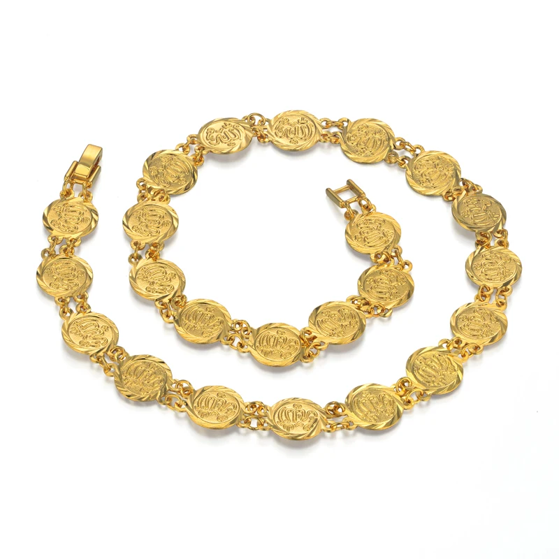 Женский винтажный комплект украшений вечерний из колье браслета и сережек