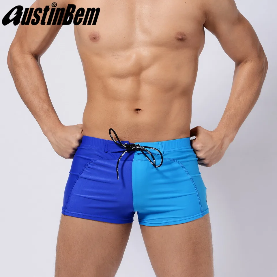 Купальные костюмы AUSTINBEM, мужская спортивная одежда, Natacao Dos Ho, мужские купальные костюмы, спортивная одежда, сшитые плавки, Banador Hombre