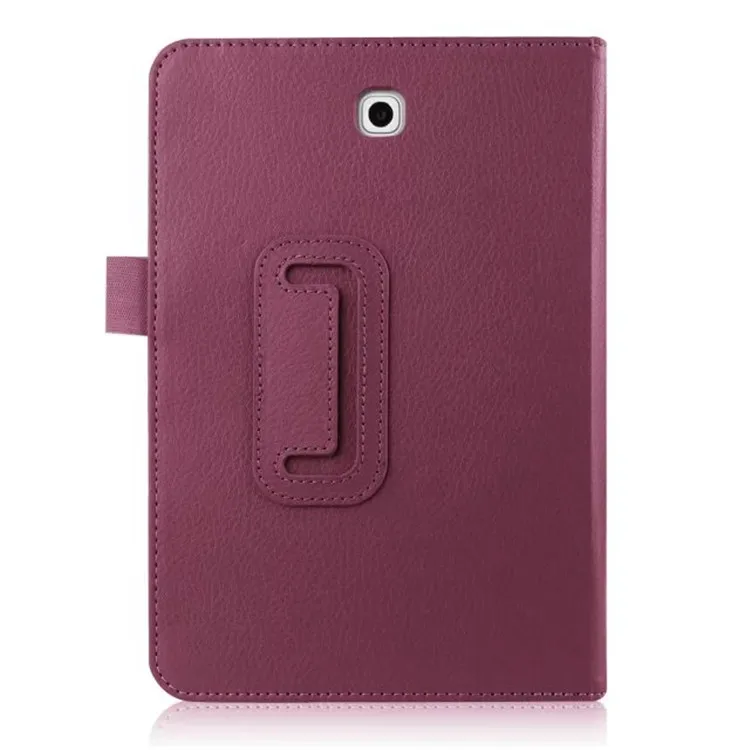 Фиолетовый Для samsung Tab S 2 8 в из искусственной кожи Смарт чехол для samsung Tab SM-T715 SM-T710 SM-T713 SM-T719 8-дюймовый планшетный Стенд Кожаный чехол Чехол - Цвет: Фиолетовый