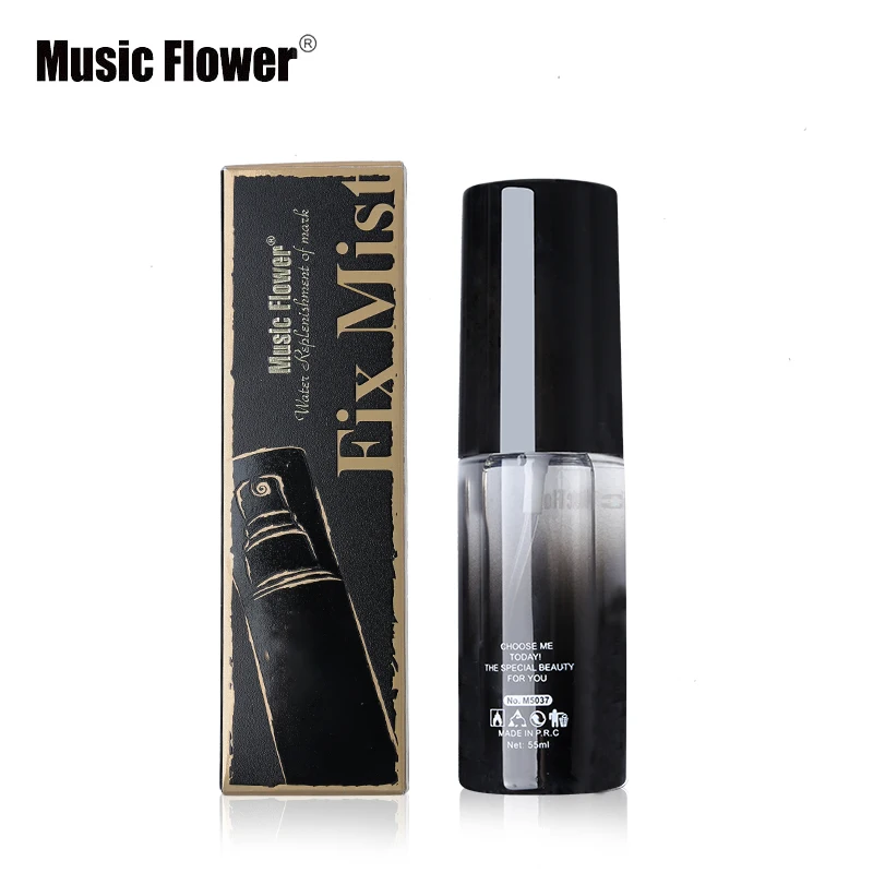 Бренд Music Flower однократная фиксация макияжа спрей для лица тумана макияж 24 часа