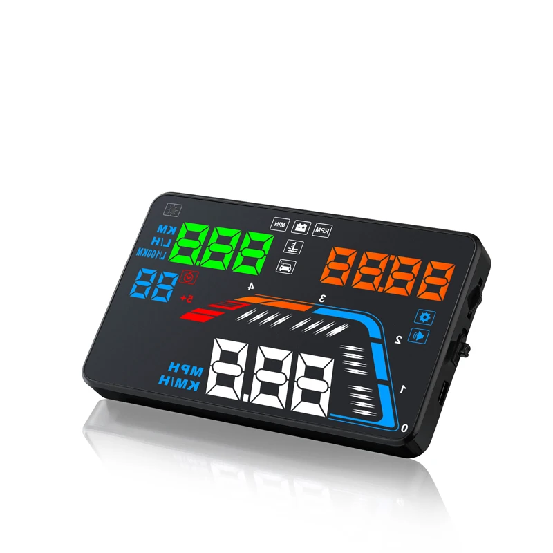 XYCING Q700 автомобильный экран 5 дюймов Автомобильный HUD OBD2 лобовое стекло проектор