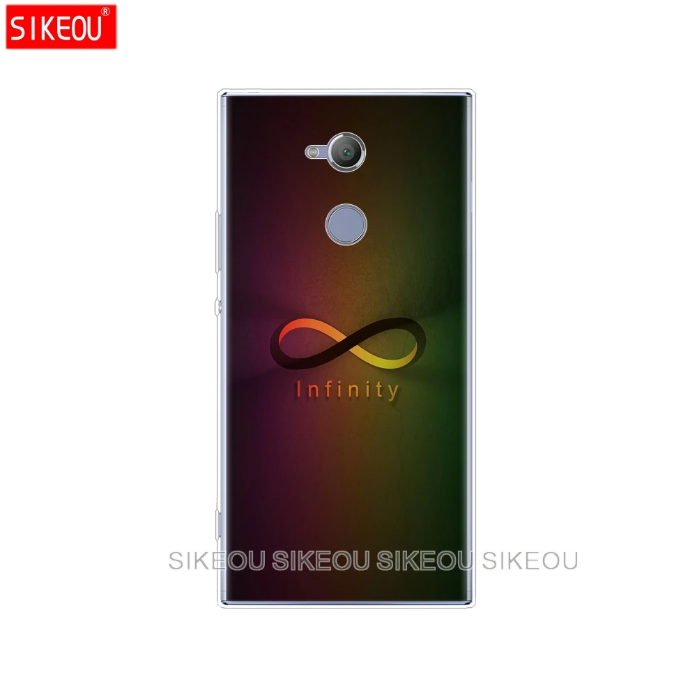 Силиконовый чехол для телефона sony xperia XA1 XA2 ULTRA PLUS L1 L2 XZ1 XZ2 compact XZ PREMIUM nfinity символ