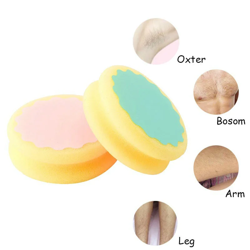 Новые популярные Магия безболезненного удаления волос Губка для депиляции Pad