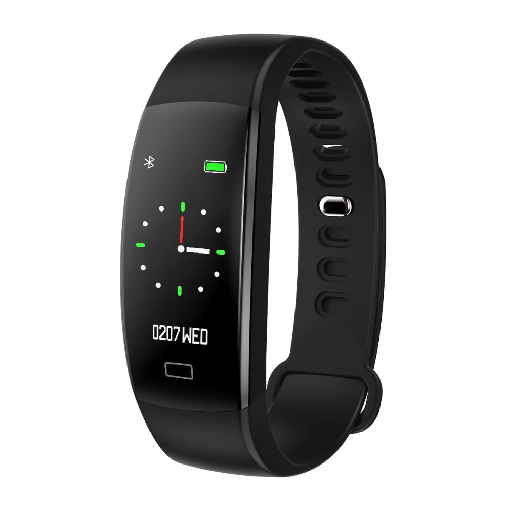 Мужские Смарт-часы F64 HR с цветным экраном Bluetooth IP68 Водонепроницаемый пульсометр
