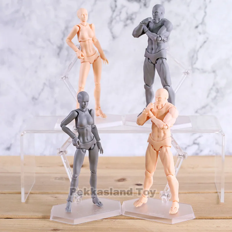 Экшн-фигурка Figma 2 0 Deluxe Edition Archetype Next She Or He тело тела плотного серого цвета ПВХ