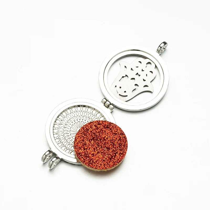 Аромадиффузор ожерелье открытые Медальоны кулон Парфюмерное масло медальон для