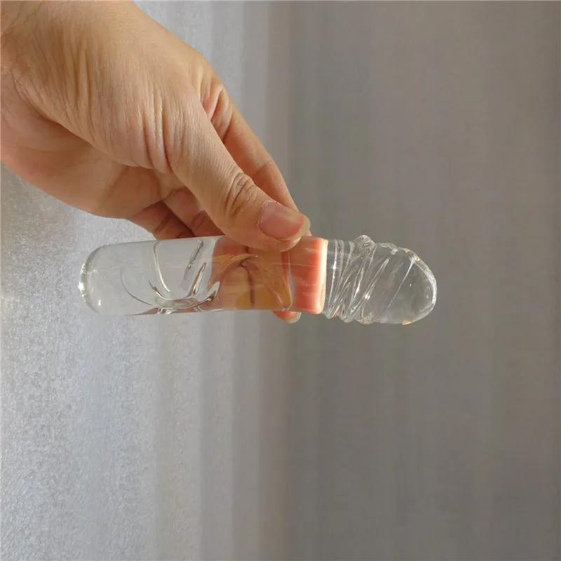 Реалистичный стеклянный секс игрушки для женщин 2020 маленький пенис Кристальный