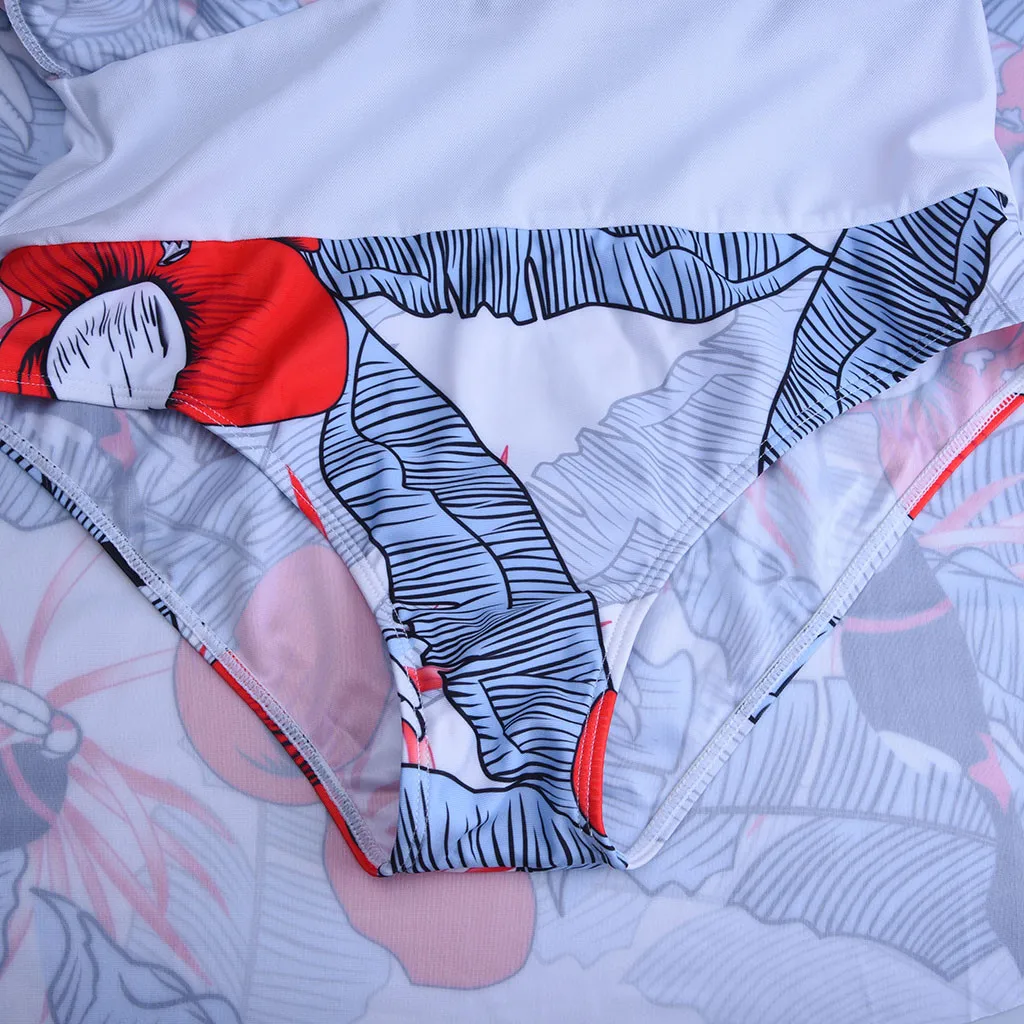 Женский купальник-бикини с принтом Летний Пляжный купальный костюм