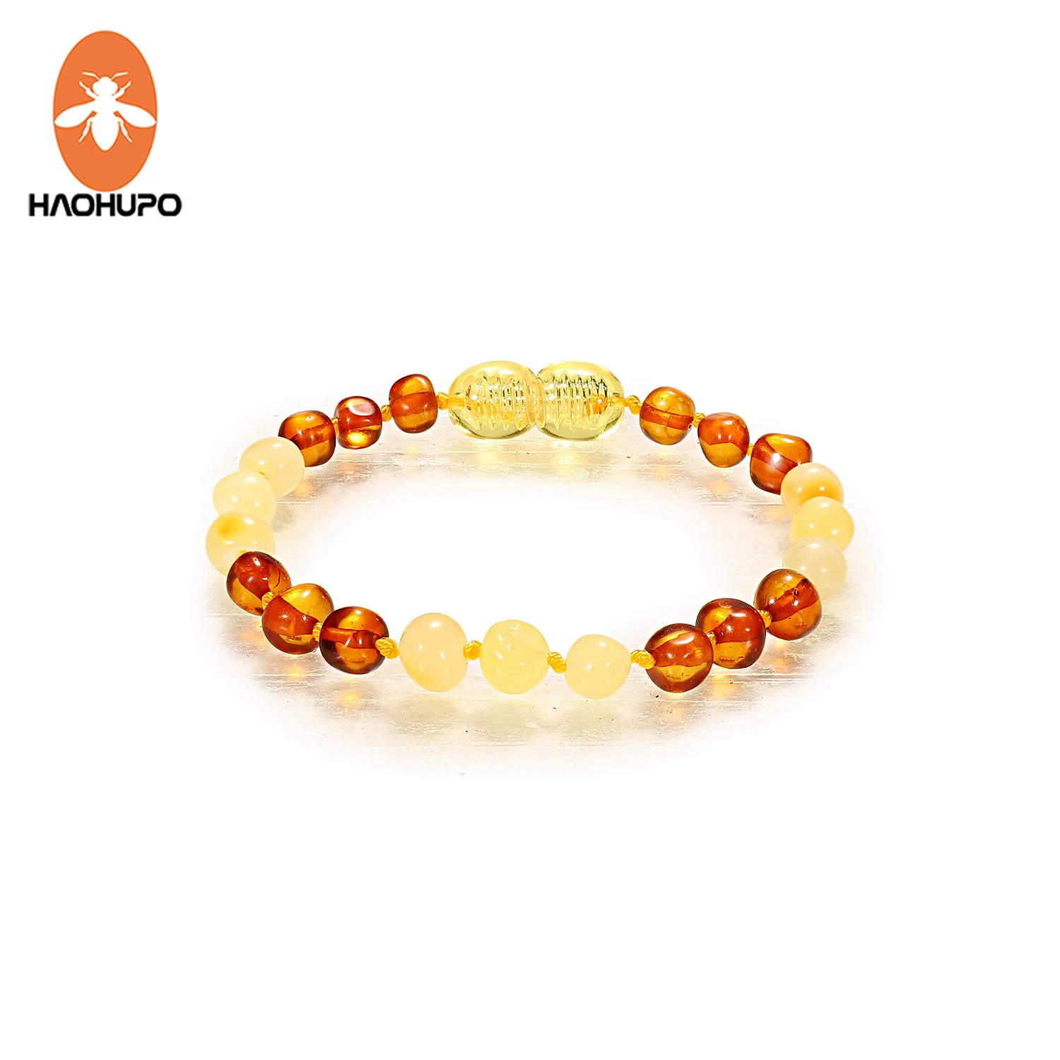 HAOHUPO оригинальные ювелирные изделия Балтики Янтарное прорезывающее ожерелье для