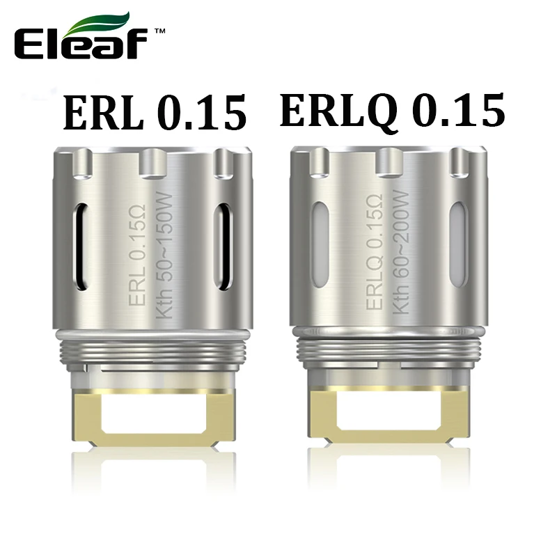 Eleaf ERL 0.15ohm катушки и ERLQ Melo RT 25 Танк Замена головка электронная сигарета KA
