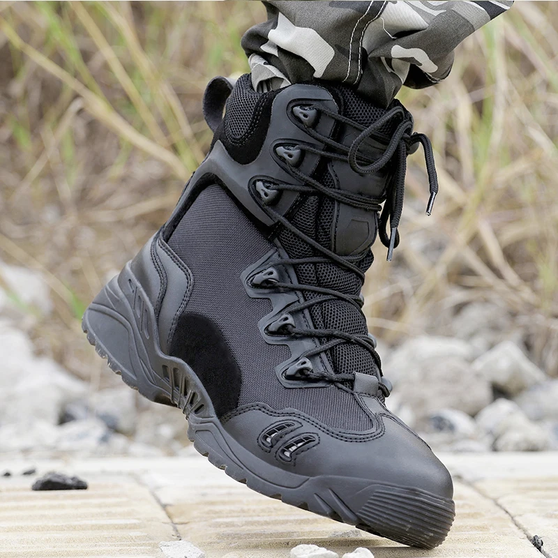 Laite Hebe Delta Tactical Shoes Military Boots 2017 New SWAT Combat Outdoor Army Waterproof Hiking Men LH187-1 |
