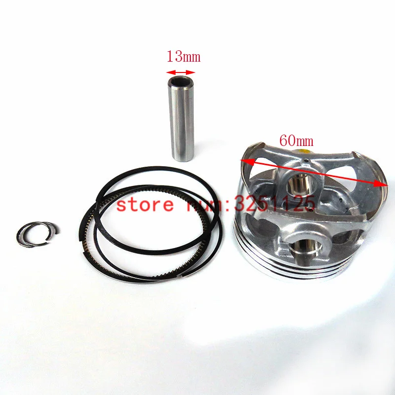 60 мм 13 набор поршневых колец YX150 YX160 150CC 160CC 1P60FMJ 1P60FMK YinXiang ZongShen Kaya Xmotos мотоцикл Apollo