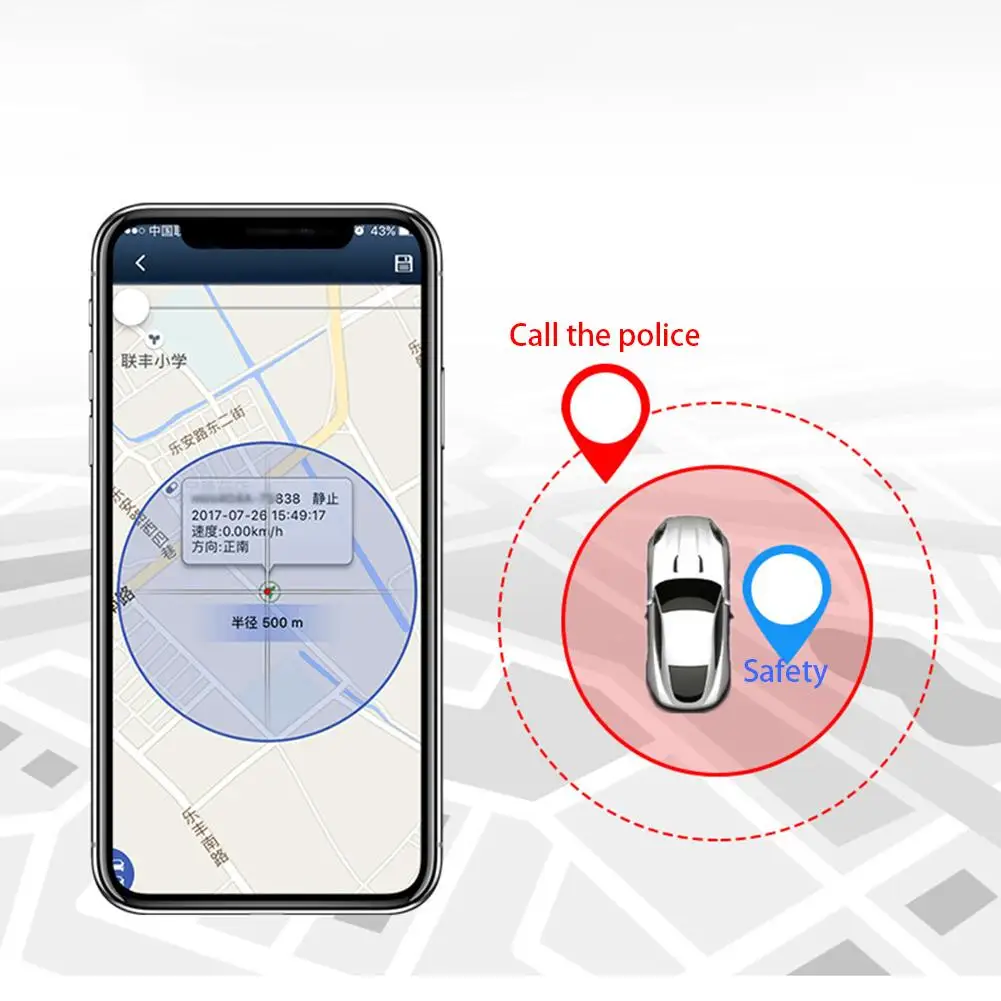 GPS Locator Adsorption Recording Anti Lost Device Tracker Voice Control Real Time Tracking Device 5000mAh Standby