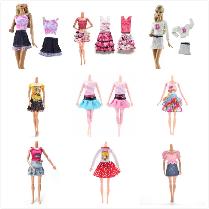 2/3 шт./компл. модные вечерние кукольная одежда платье Аксессуары Лучший подарок