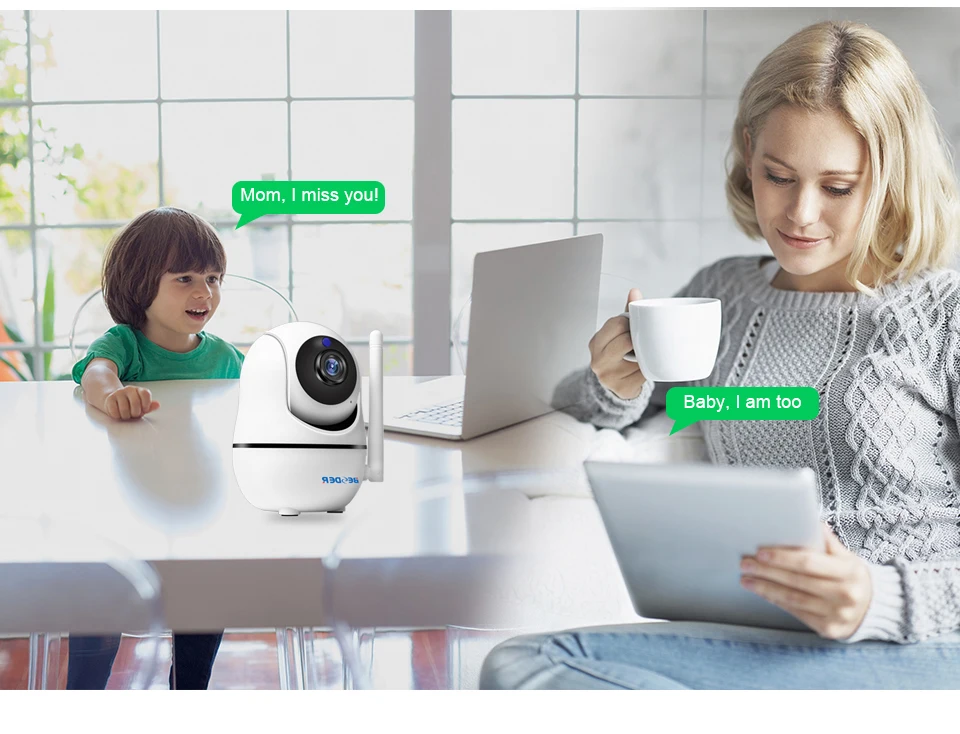 BESDER 1080 P домашняя ip-камера безопасности 720 P Беспроводная смарт-камера с Wi-Fi аудио запись наблюдения детский монитор HD мини CCTV камера
