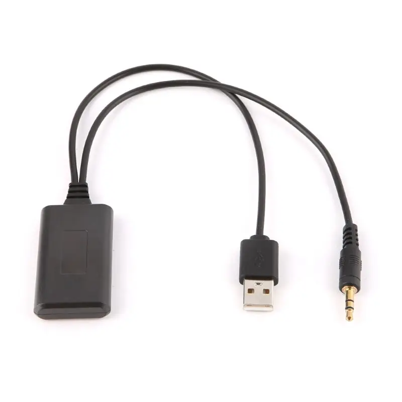 Автомобиля 12V модуль bluetooth адаптер Беспроводной Радио Стерео AUX IN Aux Кабель USB 3 5 мм