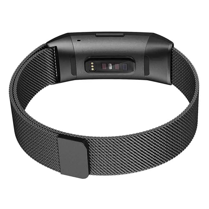 Металлический Миланский ремешок для Fitbit Charge 3 Band Wrist smart фитнес-браслет ремешок аксессуары спортивные часы Correa Pulsera