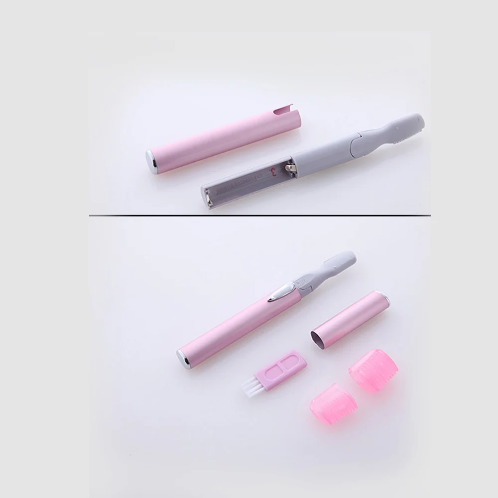 Portable Electric Face Brows Hair Remover Epilator Mini Eyebrow Shaver Instant Painless Trimmer | Бытовая техника