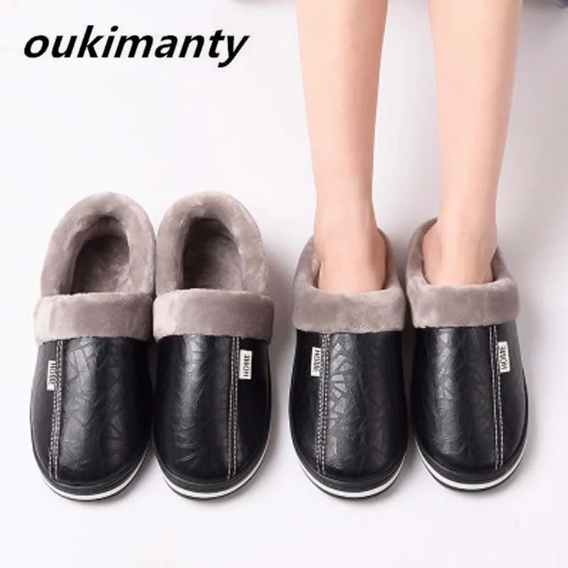 5 цветов Водонепроницаемый зимние теплые домашние тапочки однотонные женские