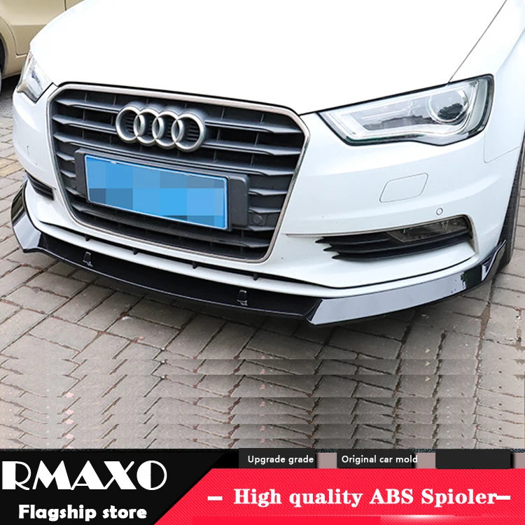 Для Audi A3 ABS задний бампер Защита выхлопного отверстия для- Audi A3 тела набор БАМПЕР СЗАДИ перед лопатой задний спойлер