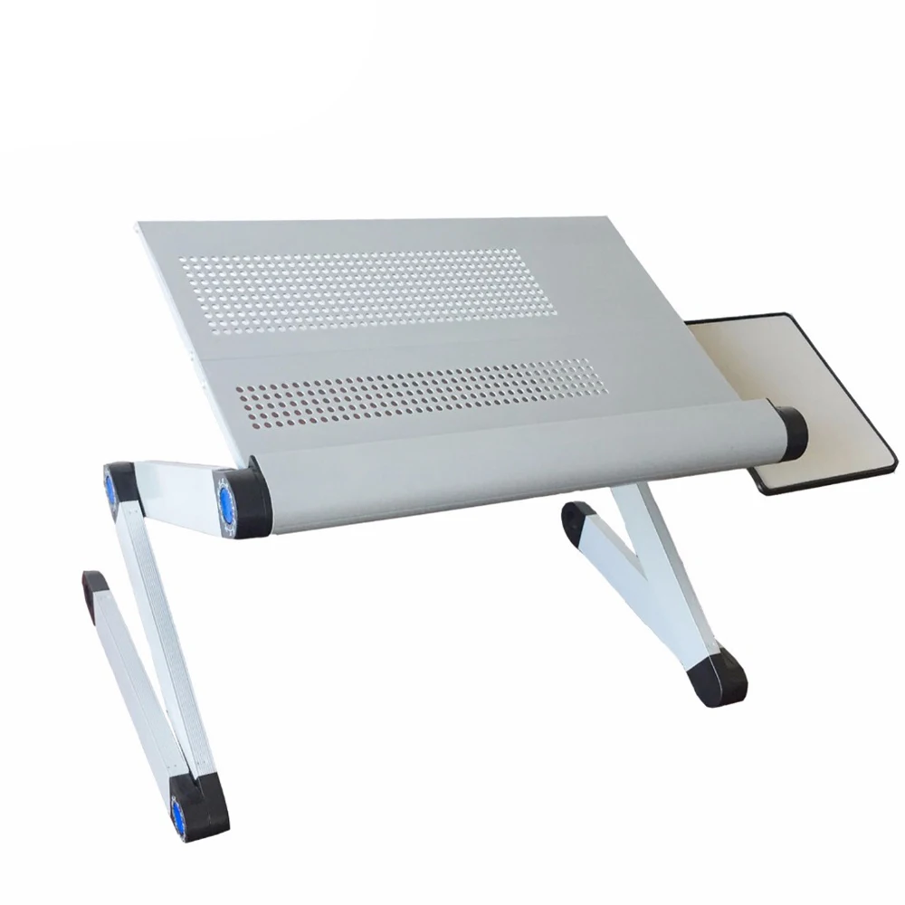 Adjustable Portable Laptop Table Stand Lap Sofa Bed Tray Computer Notebook Desk bed table with Mouse SY-DNZ21- | Мебель