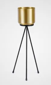 total height 52cm Золотые горшки металлическая подставка железная полка цветочные вазы домашний декор Цветочные горшки цветочные горшки роскошный элегантный дизайн металлическая ваза подарок - Цвет: total height 52cm