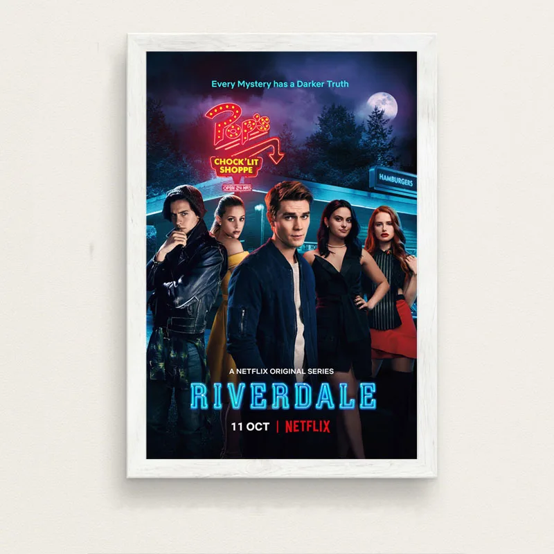 Художественная живопись ривердейл Сезон 3 горячие сериалы шоу поп-Фильм аниме постер и принты настенные картины для гостиной домашний декор - Цвет: Розовый