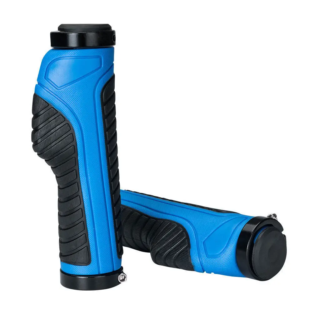 1 пара эргономичные ручки Нескользящие велосипедные с двойной фиксацией для руля