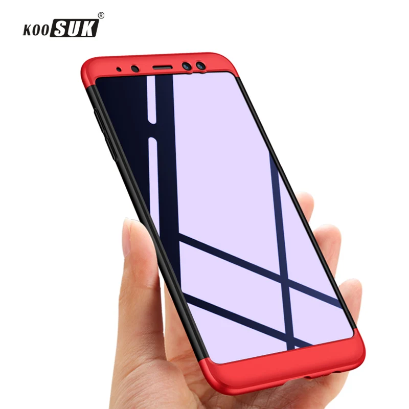 Чехол для samsung galaxy A8 Plus задняя крышка KOOSUK 360 шт чехлы с полной защитой 2018 A530