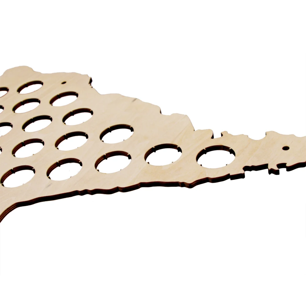 Настенная деревянная декоративная карта Южной Америки кепка для пива аксессуары