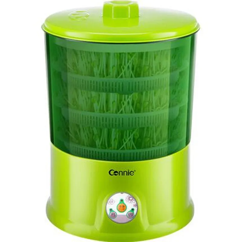 

220V Multifunctional Electric Bean Sprouts Machine 2 Color Available 2 Layers 3 Layers Available DIY Bean Sprouts Cultivation