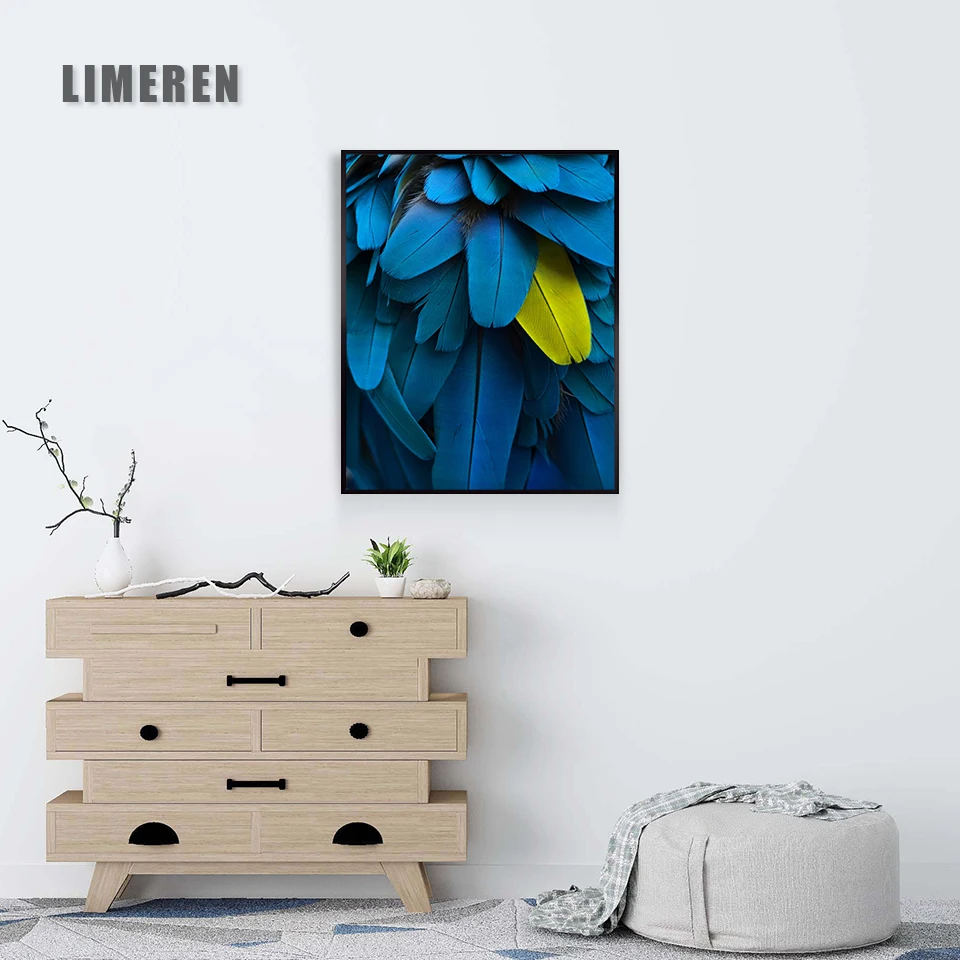 Стена в скандинавском стиле Искусство Холст постер и Принт перо натюрморт