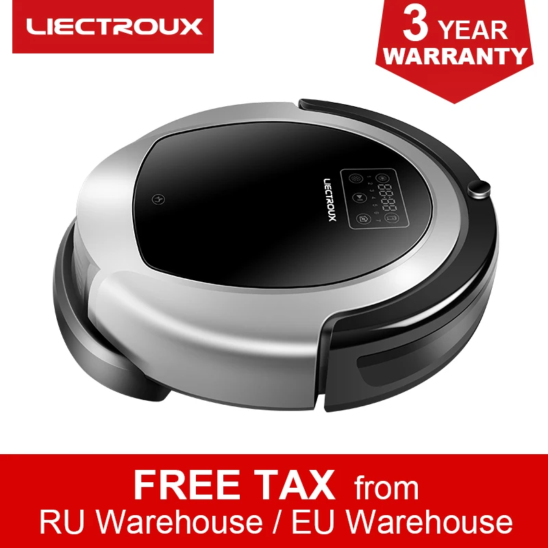 Робот пылесос LIECTROUX B6009 Wi Fi 3000 па Влажная и сухая уборка|Пылесосы| |