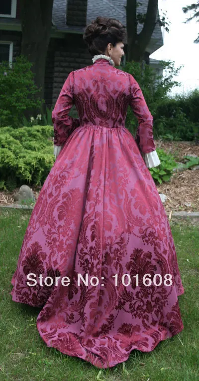 1860S Викторианский готический корсет/бальное платье в стиле Southern Belle для