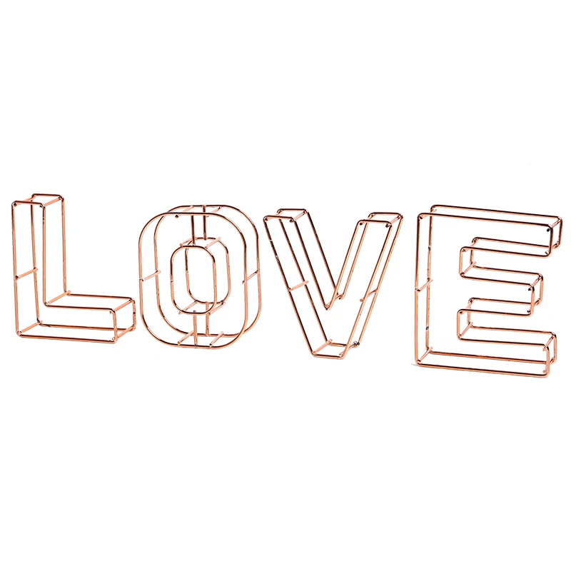 Скандинавские золотые железные буквы Маленькая подвеска для гостиной спальни