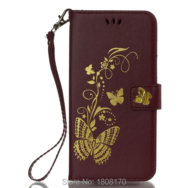 Кожаный чехол кошелек C ku Butterfly для Samsung Galaxy S9 Plus J2 Pro 2018 NOKIA 2 7 9 6 подставка 50