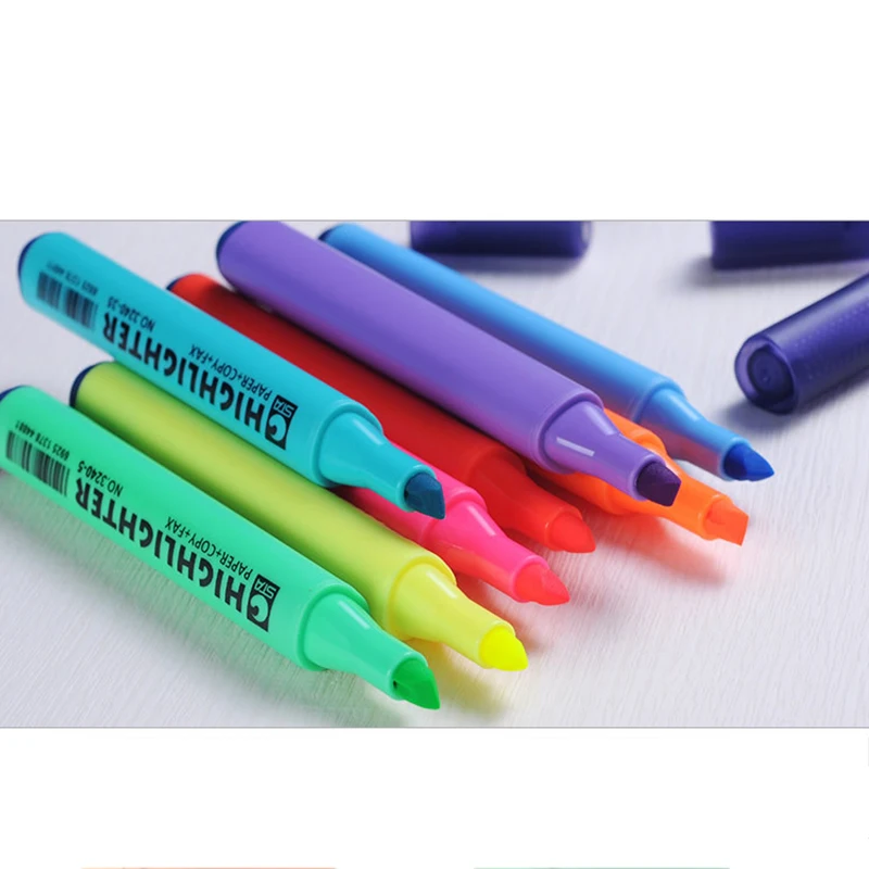 Копировальный маркер высокие светлые ручки красный розовый желтый promarkers флуоресцентный эскиз маркеры Кисть ручка Рисование манга анимация товары для рукоделия