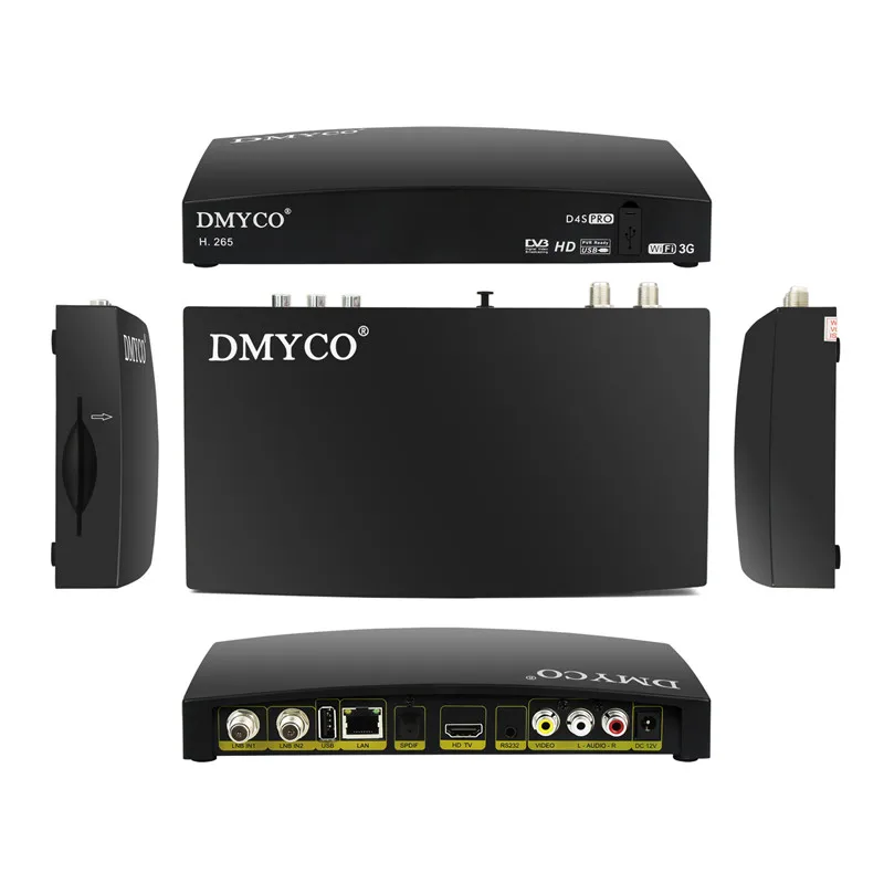 Спутниковый ТВ приемник декодер HD DVB-S2 + USB Wfi рецептор с 7 линиями Европа код