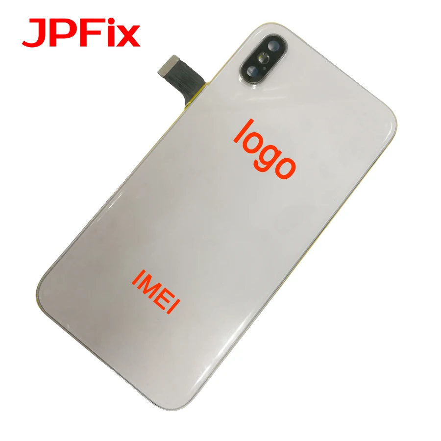 JPFix для iPhone X XS XR MAX задняя крышка батареи стеклянный задний корпус чехол в сборе с