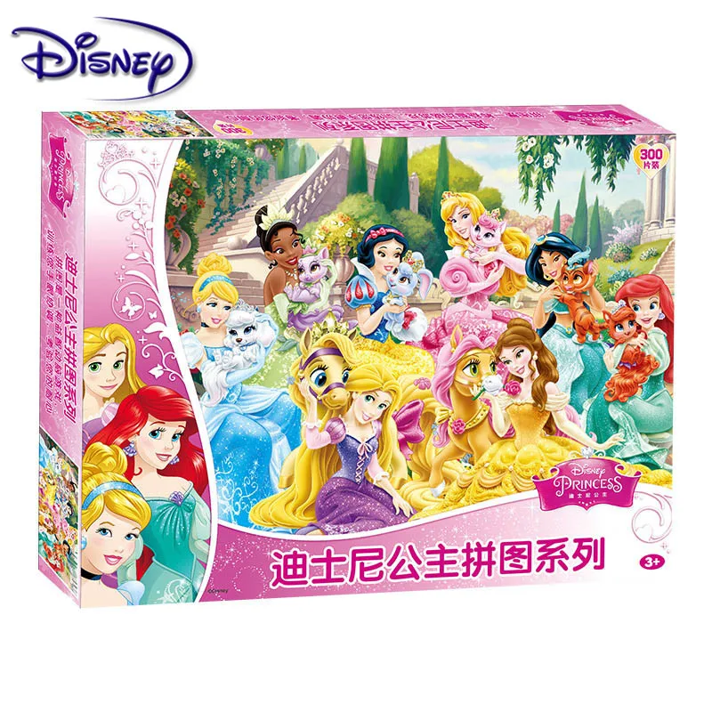 Пазл Disney из 300 частей бумажная головоломка Микки принцесса лед снег Винни София