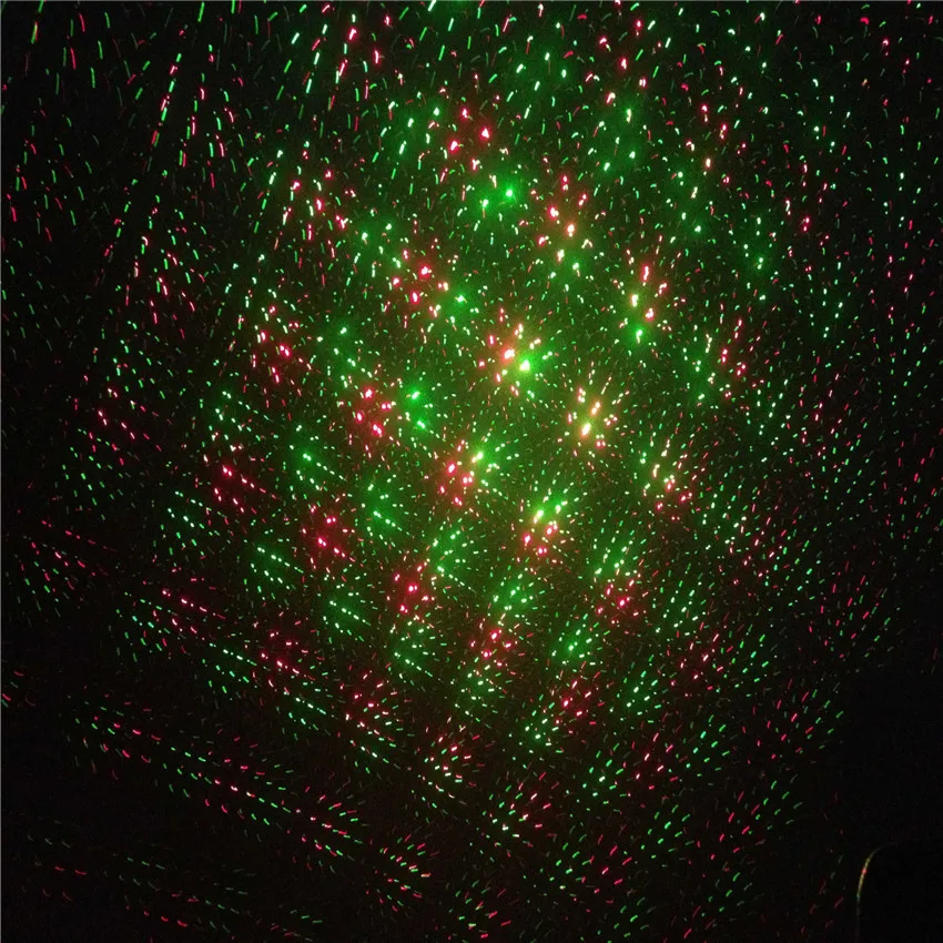 Портативный Мини светодиодный R & G Лазерное освещение проектора корректировки