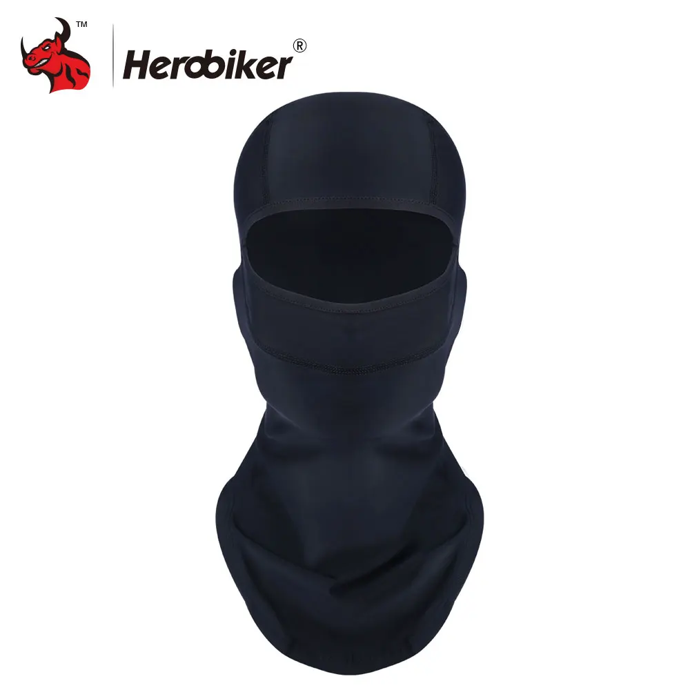HEROBIKER мотоциклетная Балаклава, черная маска на все лицо, кепка, защита от солнца, мотоциклетная маска на лицо, мотоциклетная маска на шлем - Цвет: MTT 3026