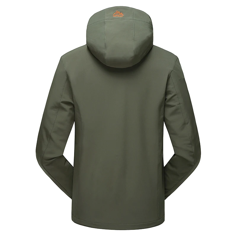 Мужская походная куртка большого размера 5XL 6XL 7XL 8XL с мягкой оболочкой тонкая