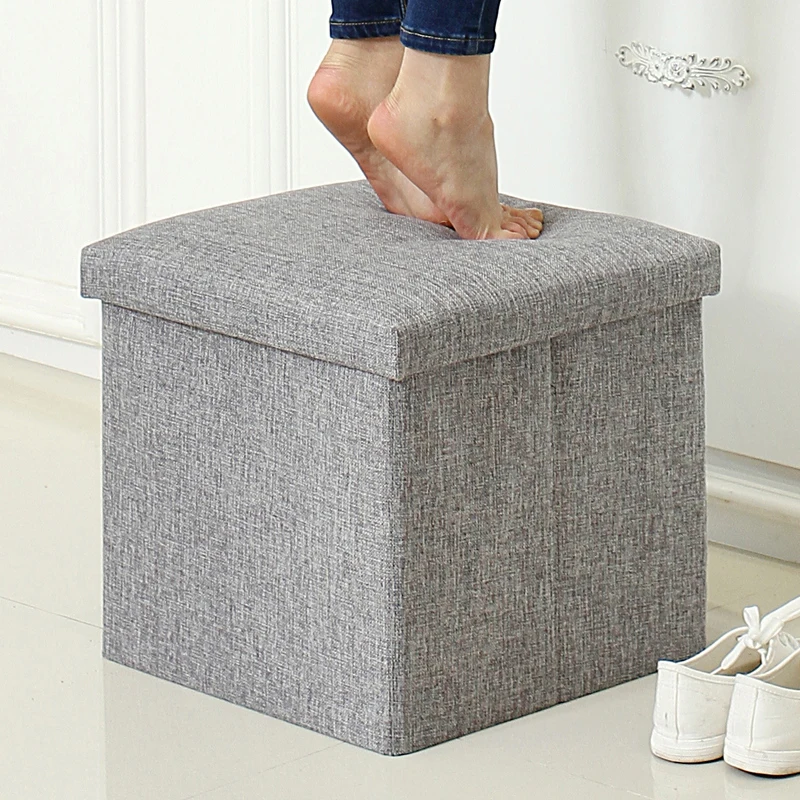 Складной стул для хранения игрушек Многофункциональный обуви|storage stool|shoe stoolfolding