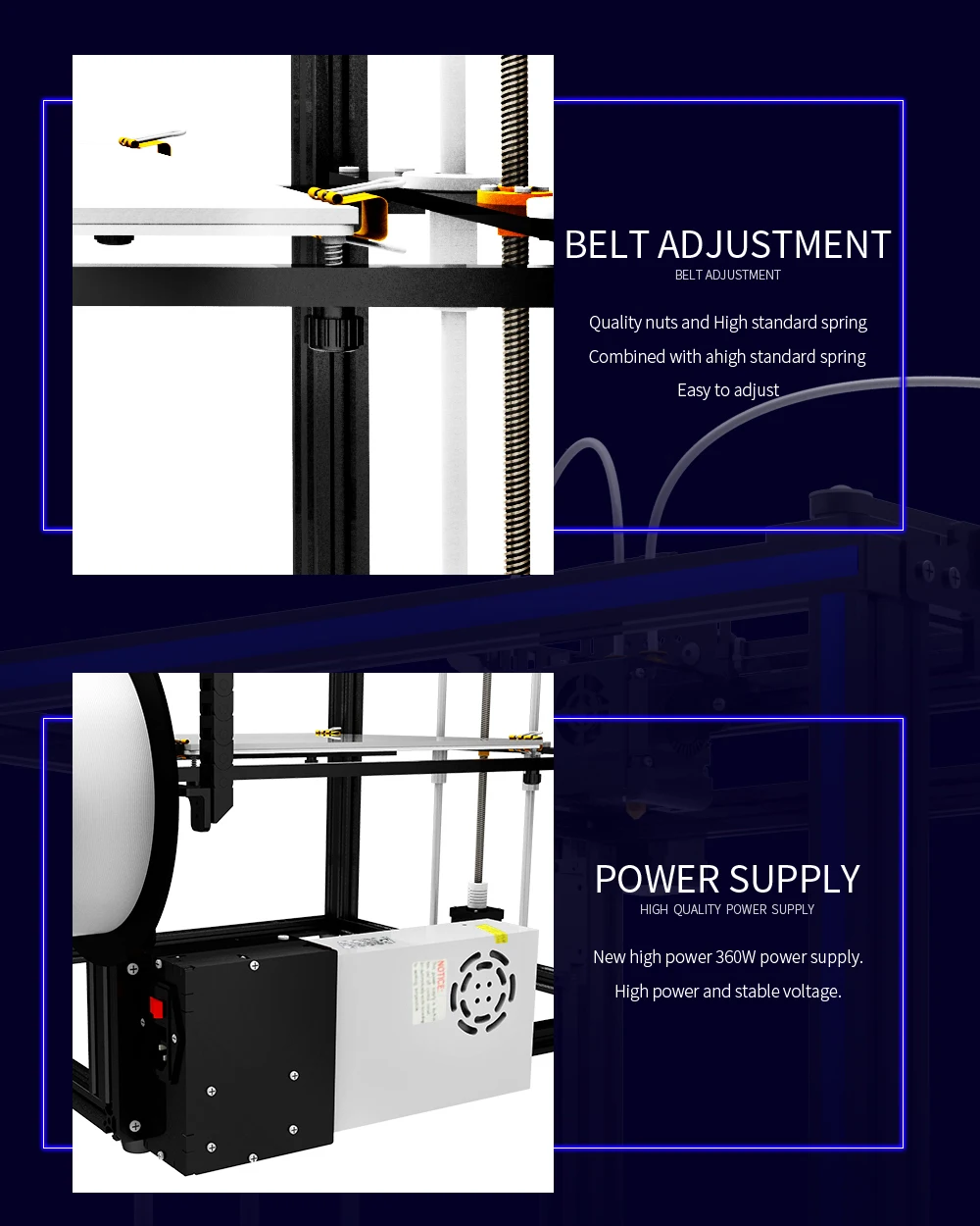 Новинка, Tronxy DIY 3d принтер, X5ST-2E, смешанный цвет, двойной порт подачи, 3d принтер, металлическая машина с горячей станиной