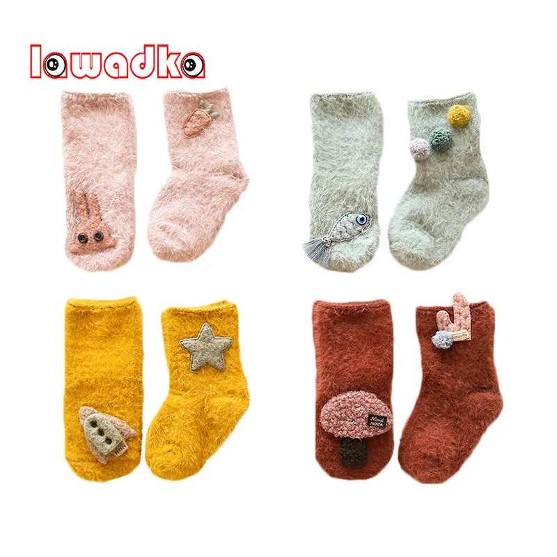 

Lawadka Velvet Baby Socks Winter Fashion Baby Girl Socks Newborn Baby Boy Socks Stuff Clothes Accessories